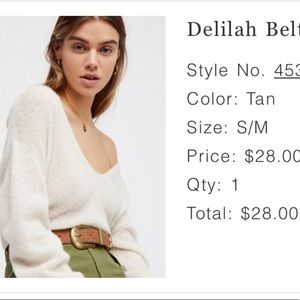 Free people Delilah belt